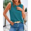 imageBTFBM Womens Sleeveless Sweater Vest 2025 Summer Crew Neck Ribbed Knit Lightweight Pullover Casual Loose Fit Tank TopsLake Blue