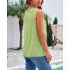 imageBTFBM Womens Sleeveless Sweater Vest 2025 Summer Crew Neck Ribbed Knit Lightweight Pullover Casual Loose Fit Tank TopsMint Green