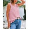 imageBTFBM Womens Sleeveless Sweater Vest 2025 Summer Crew Neck Ribbed Knit Lightweight Pullover Casual Loose Fit Tank TopsPink