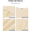 imageBTFBM Womens Trendy Off Shoulder Sweater 2024 Fall Long Sleeve Casual Loose Tunics Asymmetrical Pullover Going Out TopsBeige White