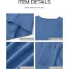 imageBTFBM Womens Trendy Off Shoulder Sweater 2024 Fall Long Sleeve Casual Loose Tunics Asymmetrical Pullover Going Out TopsBlue Grey