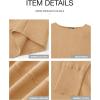 imageBTFBM Womens Trendy Off Shoulder Sweater 2024 Fall Long Sleeve Casual Loose Tunics Asymmetrical Pullover Going Out TopsKhaki