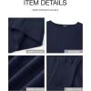 imageBTFBM Womens Trendy Off Shoulder Sweater 2024 Fall Long Sleeve Casual Loose Tunics Asymmetrical Pullover Going Out TopsNavy