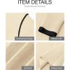 imageBTFBM Fall Sweaters for Women 2025 Trendy Casual Crew Neck Long Sleeve Loose Ribbed Knit Sweater Pullover Jumper TopsSolid Beige