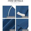 imageBTFBM Fall Sweaters for Women 2025 Trendy Casual Crew Neck Long Sleeve Loose Ribbed Knit Sweater Pullover Jumper TopsSolid Denim Blue