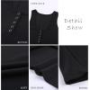 imageBTFBM Womens Summer Ribbed Tank Tops Crew Neck Button Down Slim Fit Basic Sleeveless Tunic Blouse Casual Henley ShirtsBlack