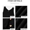 imageBTFBM Women Fall Knit Sweater Dress Set Bodycon Slit Midi Dresses Button Down Long Sleeve Cropped Cardigan 2 Piece SetsBlack