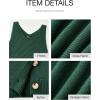 imageBTFBM Women Fall Knit Sweater Dress Set Bodycon Slit Midi Dresses Button Down Long Sleeve Cropped Cardigan 2 Piece SetsDark Green