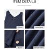 imageBTFBM Women Fall Knit Sweater Dress Set Bodycon Slit Midi Dresses Button Down Long Sleeve Cropped Cardigan 2 Piece SetsNavy