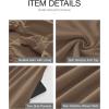 imageBTFBM Womens 2025 Summer Casual Sleeveless Midi Dress Patchwork Knit Tank Bubble Long Flowy Beach Maxi Sundress PocketsKhaki