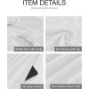 imageBTFBM Womens 2025 Summer Casual Sleeveless Midi Dress Patchwork Knit Tank Bubble Long Flowy Beach Maxi Sundress PocketsWhite