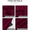 imageBTFBM Womens 2025 Summer Casual Sleeveless Midi Dress Patchwork Knit Tank Bubble Long Flowy Beach Maxi Sundress PocketsWine Red