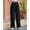 imageBTFBM Women Striped Dress Pants 2025 Spring Business Casual Outfits Wide Leg Long Palazzo Pants Work Office TrousersBlack