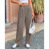 imageBTFBM Women Striped Dress Pants 2025 Spring Business Casual Outfits Wide Leg Long Palazzo Pants Work Office TrousersGrey