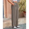 imageBTFBM Women Striped Dress Pants 2025 Spring Business Casual Outfits Wide Leg Long Palazzo Pants Work Office TrousersGrey