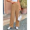 imageBTFBM Women Striped Dress Pants 2025 Spring Business Casual Outfits Wide Leg Long Palazzo Pants Work Office TrousersKhaki