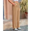 imageBTFBM Women Striped Dress Pants 2025 Spring Business Casual Outfits Wide Leg Long Palazzo Pants Work Office TrousersKhaki