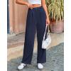 imageBTFBM Women Striped Dress Pants 2025 Spring Business Casual Outfits Wide Leg Long Palazzo Pants Work Office TrousersNavy
