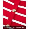 imageBTFBM Womens Cardigans Sweater 2024 Fall Striped Long Sleeve Button Down Crop Open Front Knit Outerwear Deco PocketsStriped Red White
