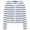 Striped White Blue
