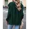 imageBTFBM Long Sleeve Swiss Dot Blouses for Women Dressy Casual Spring Fall Crewneck Boho Western Shirts Business Work TopsSolid Dark Green