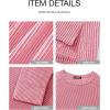imageBTFBM Womens Casual Pullover Tops Dressy Fall Clothes Crew Neck Long Sleeve Side Slit Loose Drop Shoulder Knit BlousePink