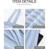 imageBTFBM Summer Midi Dresses for Women 2025 Spring Sleeveless Square Neck Smocked Flowy Long Beach Vacation Sundress PocketBlue