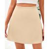 imageBTFBM Womens Satin Mini Skirt Silk 2025 Summer Short Skirt High Waisted ALine Trendy Club Party Going Out SkirtsApricot