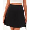 imageBTFBM Womens Satin Mini Skirt Silk 2025 Summer Short Skirt High Waisted ALine Trendy Club Party Going Out SkirtsBlack