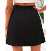 imageBTFBM Womens Satin Mini Skirt Silk 2025 Summer Short Skirt High Waisted ALine Trendy Club Party Going Out SkirtsBlack