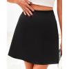 imageBTFBM Womens Satin Mini Skirt Silk 2025 Summer Short Skirt High Waisted ALine Trendy Club Party Going Out SkirtsBlack