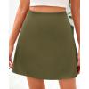 imageBTFBM Womens Satin Mini Skirt Silk 2025 Summer Short Skirt High Waisted ALine Trendy Club Party Going Out SkirtsLight Army Green