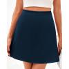 imageBTFBM Womens Satin Mini Skirt Silk 2025 Summer Short Skirt High Waisted ALine Trendy Club Party Going Out SkirtsNavy