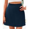 imageBTFBM Womens Satin Mini Skirt Silk 2025 Summer Short Skirt High Waisted ALine Trendy Club Party Going Out SkirtsNavy