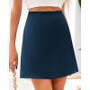 imageBTFBM Womens Satin Mini Skirt Silk 2025 Summer Short Skirt High Waisted ALine Trendy Club Party Going Out SkirtsNavy