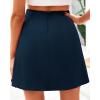 imageBTFBM Womens Satin Mini Skirt Silk 2025 Summer Short Skirt High Waisted ALine Trendy Club Party Going Out SkirtsNavy