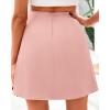 imageBTFBM Womens Satin Mini Skirt Silk 2025 Summer Short Skirt High Waisted ALine Trendy Club Party Going Out SkirtsPink