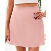 imageBTFBM Womens Satin Mini Skirt Silk 2025 Summer Short Skirt High Waisted ALine Trendy Club Party Going Out SkirtsPink
