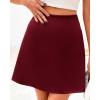 imageBTFBM Womens Satin Mini Skirt Silk 2025 Summer Short Skirt High Waisted ALine Trendy Club Party Going Out SkirtsWine Red