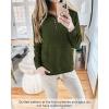 imageBTFBM Women Fashion Quilted Pattern Lightweight Zipper Long Sleeve Plain Casual Ladies Sweatshirts Pullovers Shirts TopsArmy Green