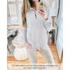 imageBTFBM Women Fashion Quilted Pattern Lightweight Zipper Long Sleeve Plain Casual Ladies Sweatshirts Pullovers Shirts TopsWhite