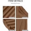 imageBTFBM Womens High Waist Satin Skirts Summer Spring Outfits 2025 Elegant Flowy ALine Party Cocktail Long Maxi SkirtCoffee