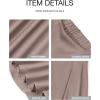 imageBTFBM Womens High Waist Satin Skirts Summer Spring Outfits 2025 Elegant Flowy ALine Party Cocktail Long Maxi SkirtLight Khaki