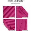 imageBTFBM Womens High Waist Satin Skirts Summer Spring Outfits 2025 Elegant Flowy ALine Party Cocktail Long Maxi SkirtRose Red