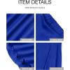 imageBTFBM Womens High Waist Satin Skirts Summer Spring Outfits 2025 Elegant Flowy ALine Party Cocktail Long Maxi SkirtRoyal Blue