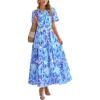 Floral Blue Purple