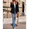 imageBTFBM Blazers for Women 2025 Fall Business Casual Clothes Open Front Oversized Winter Coats Work Office Suit JacketsBlack