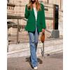 imageBTFBM Blazers for Women 2025 Fall Business Casual Clothes Open Front Oversized Winter Coats Work Office Suit JacketsGreen