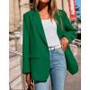 imageBTFBM Blazers for Women 2025 Fall Business Casual Clothes Open Front Oversized Winter Coats Work Office Suit JacketsGreen
