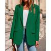 imageBTFBM Blazers for Women 2025 Fall Business Casual Clothes Open Front Oversized Winter Coats Work Office Suit JacketsGreen